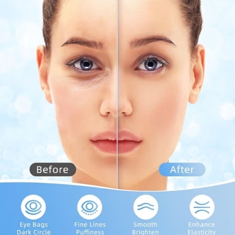 Hydrating Hyaluronic Eye Patches Women Mask Beauty Blue Unisex - Picture 5 of 14